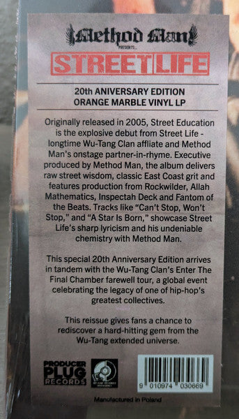 Street Life : Street Education (LP, Album, Ltd, RE, Ora)