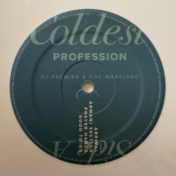 DJ Premier & Roc Marciano : The Coldest Profession (LP, Album, Ltd, Whi)