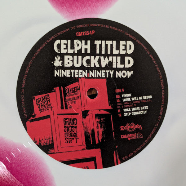 Celph Titled & Buckwild : Nineteen Ninety Now (2xLP, Album, Ltd, Num, RE, RM, Red)