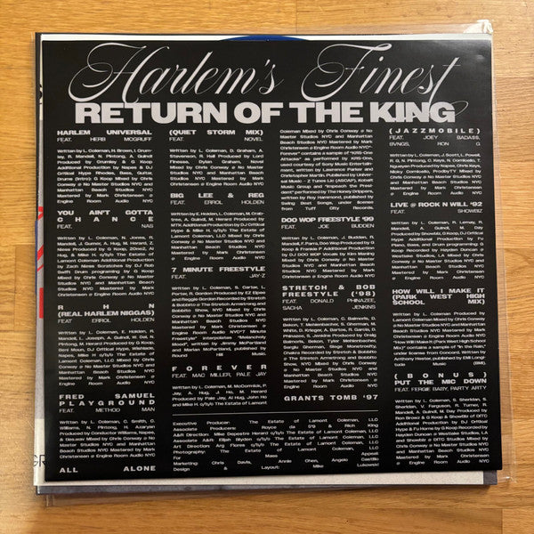 Big L : Harlem's Finest: Return Of The King (LP, Album, Ltd, Blu)