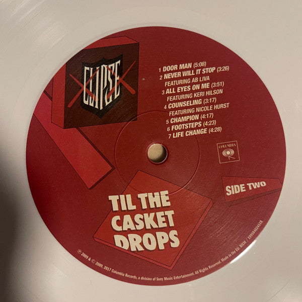 Clipse : Til The Casket Drops (LP, Album, RE, S/Edition, Whi)