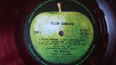 The Beatles : Yellow Submarine (LP, Album, Red)
