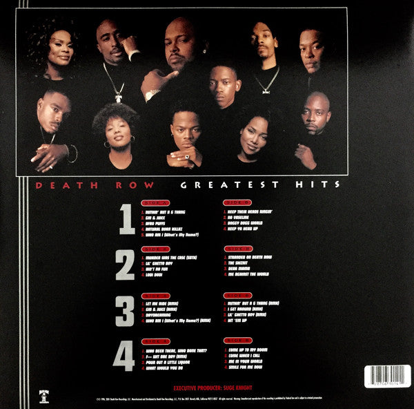 Various : Death Row - Greatest Hits (4xLP, Comp, RE, RM)