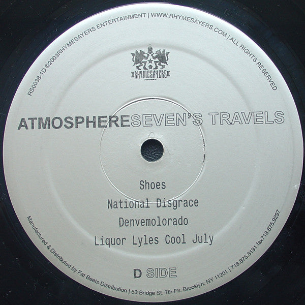 Atmosphere (2) : Seven's Travels (3xLP, Album)
