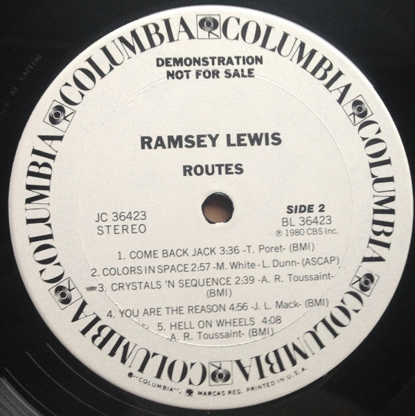 Ramsey Lewis : Routes (LP, Album, Promo)