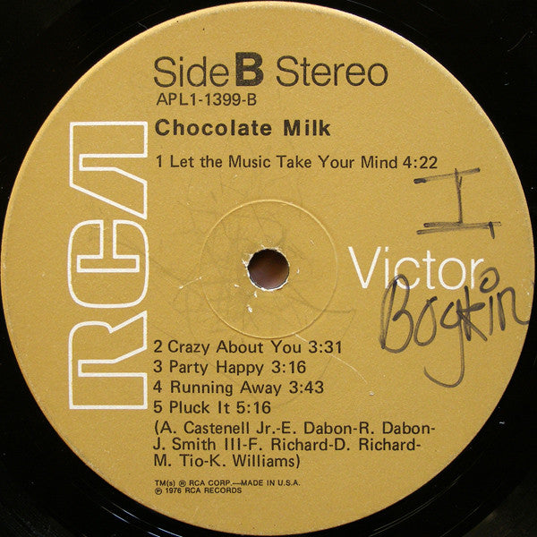 Chocolate Milk (2) : Chocolate Milk (LP, Album)