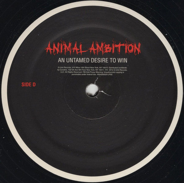 50 Cent : Animal Ambition (An Untamed Desire To Win) (2xLP, Album)