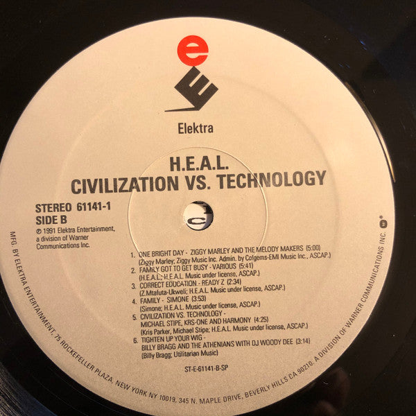 H.E.A.L. Human Education Against Lies : Civilization Vs. Technology (LP, Album)