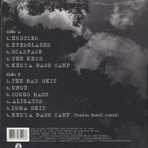 DJ Cam : Bentley Bass Music: Everglades (LP, Ltd, Whi)