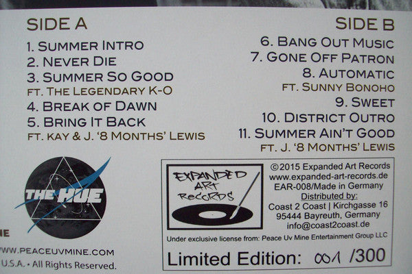 H.I.S.D. (Hueston Independent Spit District) : Summer Sessions (LP, Ltd, Num, Yel)