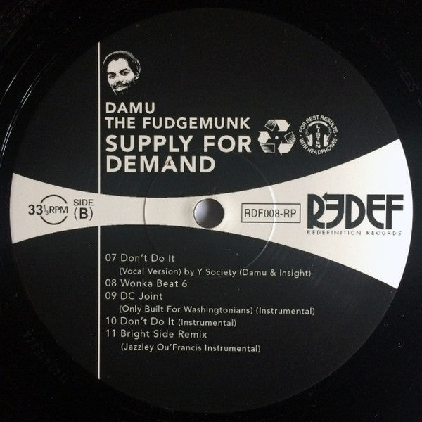 Damu The Fudgemunk : Supply For Demand (2016 Pressing) (LP, Album, RE, RM, RP)