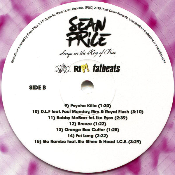 Sean Price : Songs In The Key Of Price (2xLP, Comp, Ltd, Mixed, Pur)