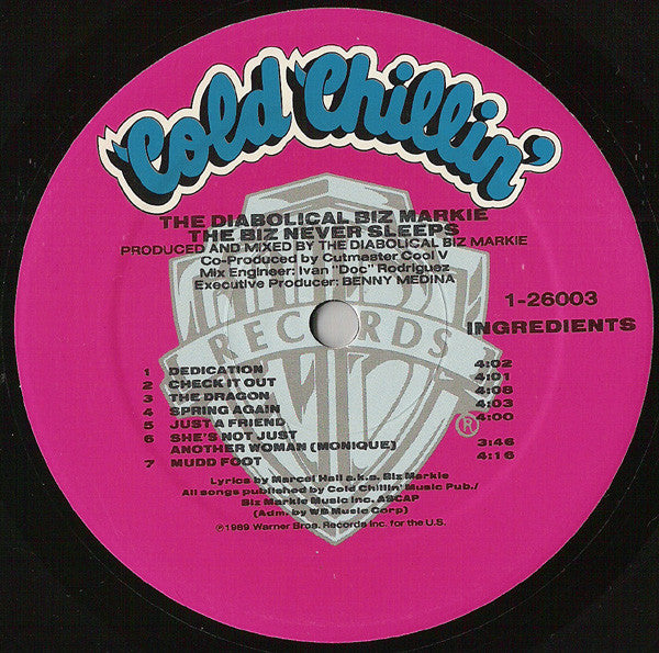 Biz Markie : The Biz Never Sleeps (LP, Album)