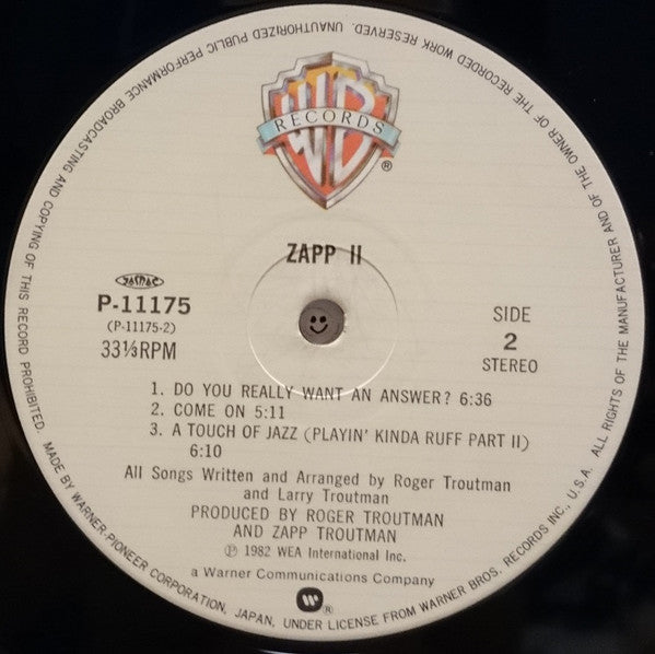 Zapp : Zapp II (LP, Album)