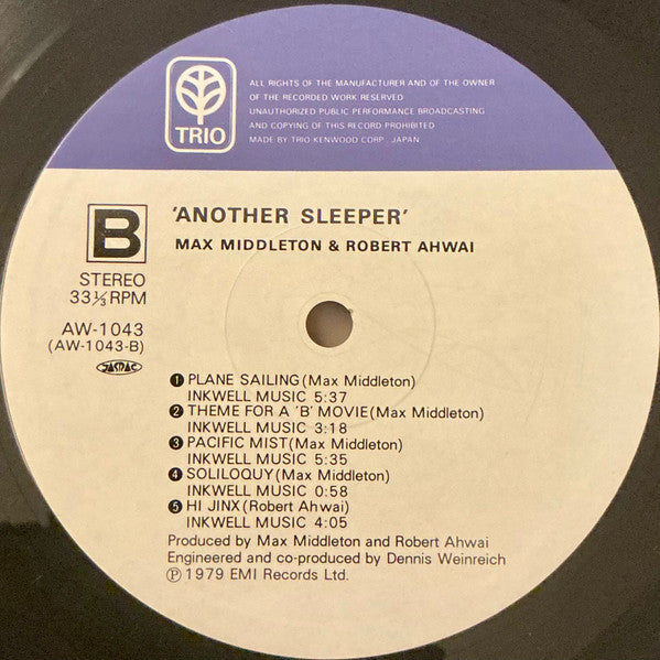 Max Middleton, Robert Ahwai : Another Sleeper (LP, Album)