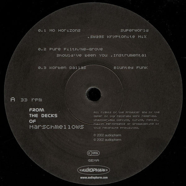 Marschmellows : From The Decks Of Marschmellows (4xLP, Comp + Box)