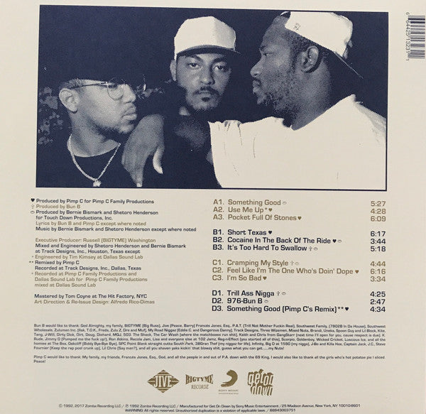 UGK : Too Hard To Swallow (2xLP, Album, Ltd, RE, Cle)