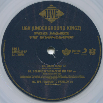 UGK : Too Hard To Swallow (2xLP, Album, Ltd, RE, Cle)