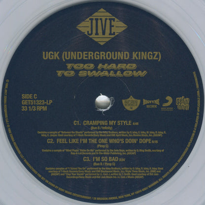 UGK : Too Hard To Swallow (2xLP, Album, Ltd, RE, Cle)