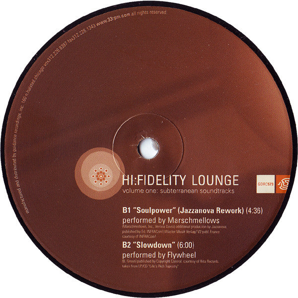 Various : Hi:Fidelity Lounge - Volume One: Subterranean Soundtracks (3xLP, Comp)