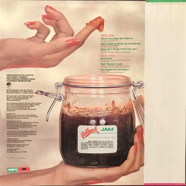 The Fatback Band : Tasty Jam (LP, Album)