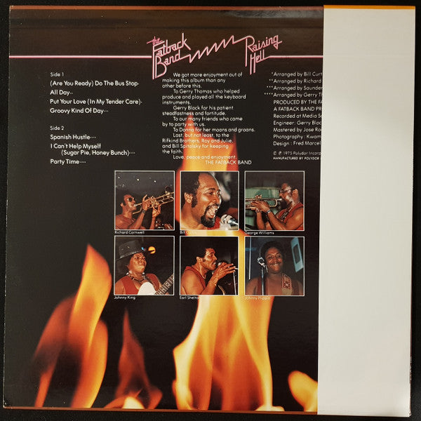 The Fatback Band : Raising Hell (LP, Album)