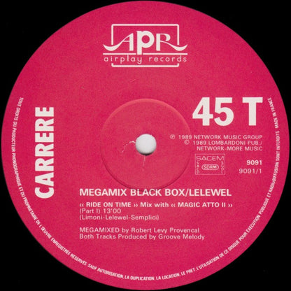 Black Box + DJ Lelewel : Megamix (12")
