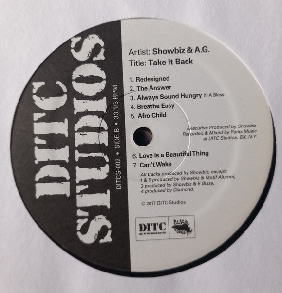 Showbiz & A.G. : Take It Back  (LP, Ltd)