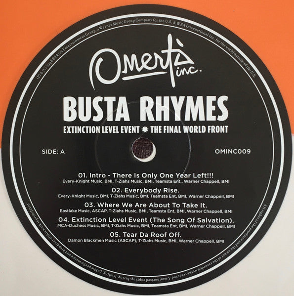 Busta Rhymes : Extinction Level Event - The Final World Front (2xLP, Album, RE, Ora)