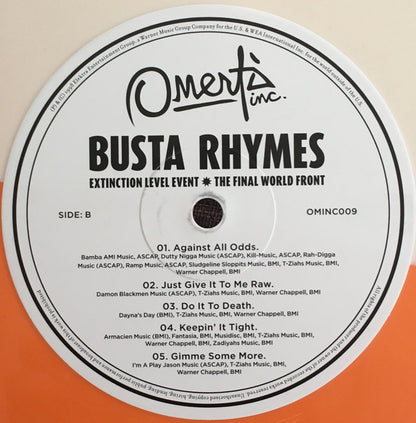 Busta Rhymes : Extinction Level Event - The Final World Front (2xLP, Album, RE, Ora)