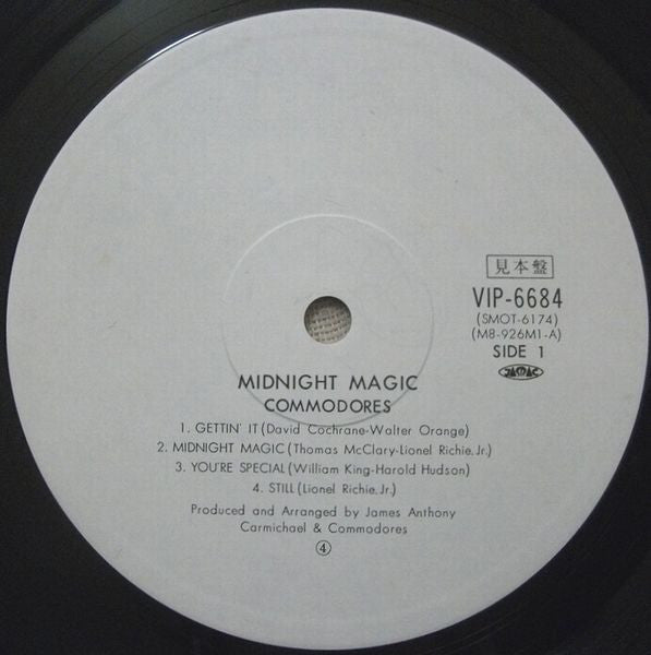 Commodores : Midnight Magic (LP, Album, Promo)