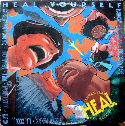 H.E.A.L. Human Education Against Lies / MC Lyte, Queen Latifah, KRS-One, Ms. Melodie, Run-DMC, Jam Master Jay, Harmony (3), Kid Capri, Big Daddy Kane, LL Cool J, Freddie Foxxx : Heal Yourself (12")