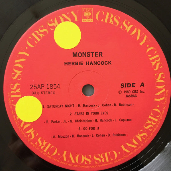 Herbie Hancock : Monster (LP, Album)