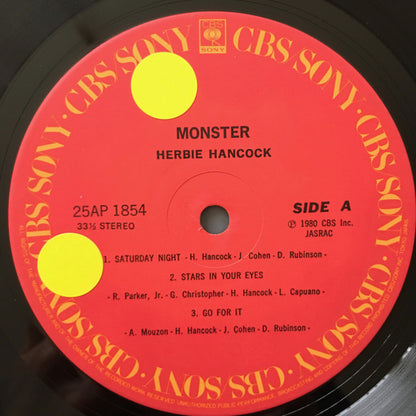Herbie Hancock : Monster (LP, Album)