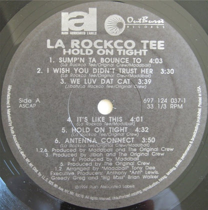 LaRocko Tee : Hold On Tight (LP, Album)