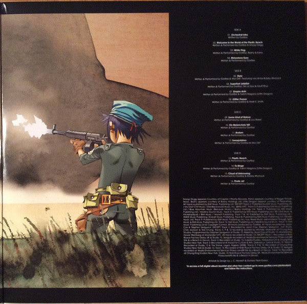 Gorillaz : Plastic Beach (2xLP, Album, RE, RP, 180)
