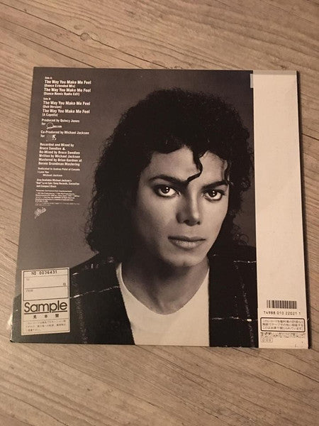 Michael Jackson : The Way You Make Me Feel (12", Maxi, Promo)
