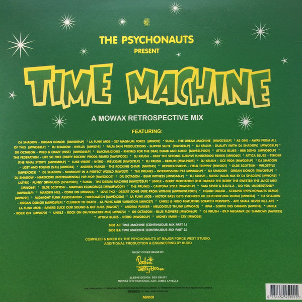 Psychonauts : Time Machine - A MoWax Retrospective Mix (LP, Comp, Mixed)