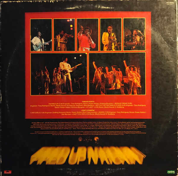 The Fatback Band : Fired Up 'N' Kickin' (LP, Album, All)