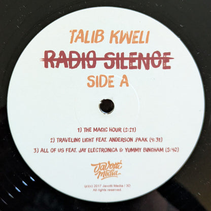 Talib Kweli : Radio Silence (2xLP, Album)