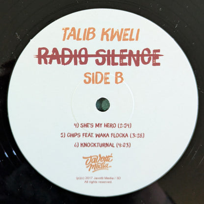 Talib Kweli : Radio Silence (2xLP, Album)