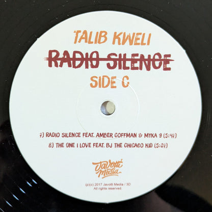 Talib Kweli : Radio Silence (2xLP, Album)