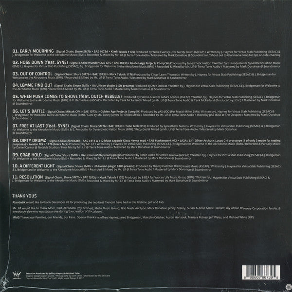 The Perceptionists - Mr. Lif & Akrobatik : Resolution (LP, Album, Ult)