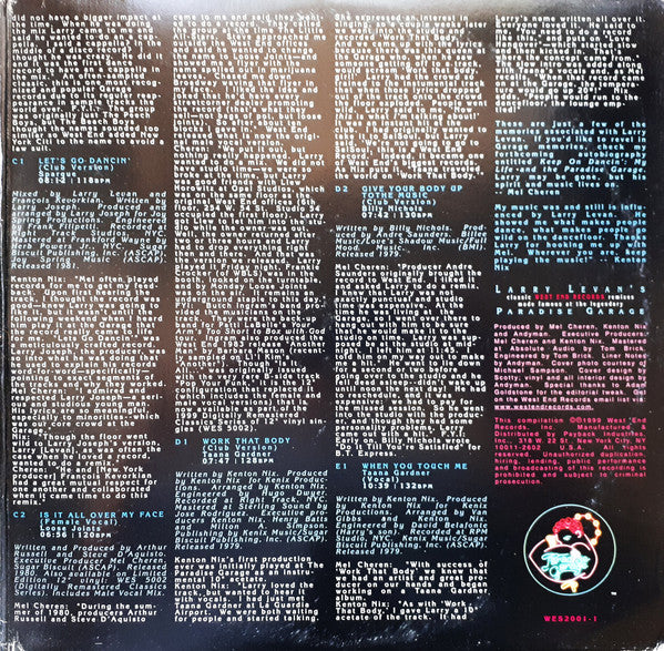 Larry Levan : Larry Levan’s Classic West End Records Remixes Made Famous At The Legendary Paradise Garage (3x12", Comp, Ltd, RM, Gat)