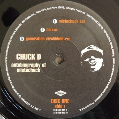 Chuck D : Autobiography Of Mistachuck (2xLP, Album)