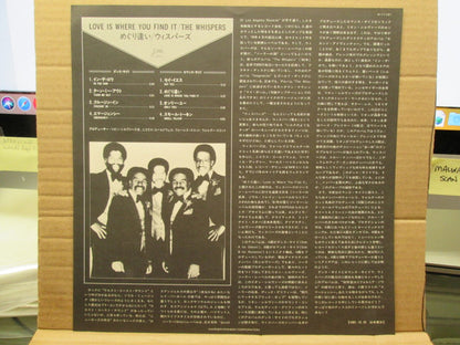 The Whispers : Love Is Where You Find It (LP, Album, Promo)