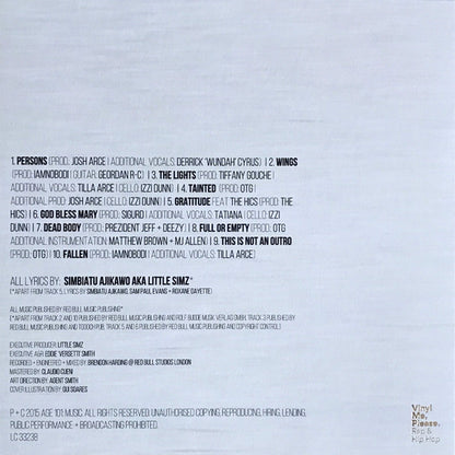 Little Simz : A Curious Tale Of Trials + Persons (LP, Album, Club, RE, Bla)