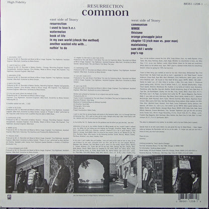 Common : Resurrection (LP, Album, RE)