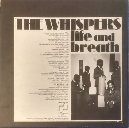 The Whispers : Life And Breath (LP, Album)