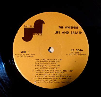 The Whispers : Life And Breath (LP, Album)